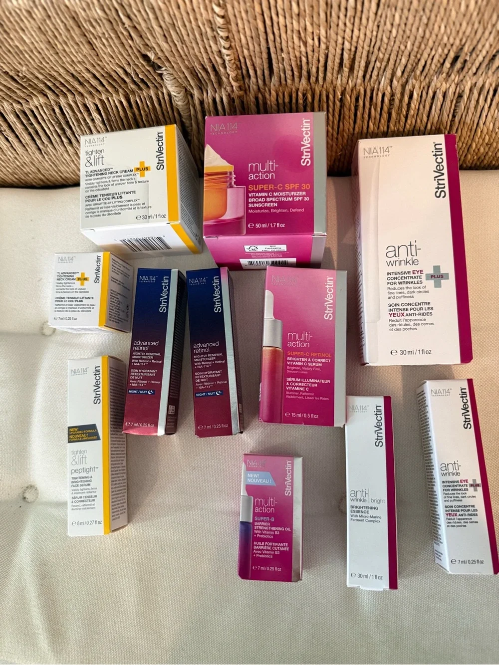 StriVectin Bundle of Multi-Action Brightening & Anti-Wrinkle Skincare Set, New